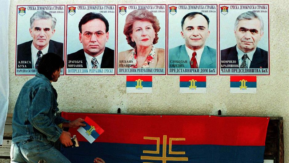 Rezultat slika za bosnian elections 1996 sds